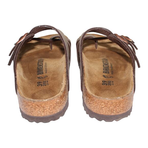 Birkenstock Mayari Birko-Flor Sandal Mocca 39 Regular Wide Width - Picture 5 of 7
